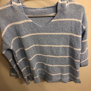 Light blue hoodie